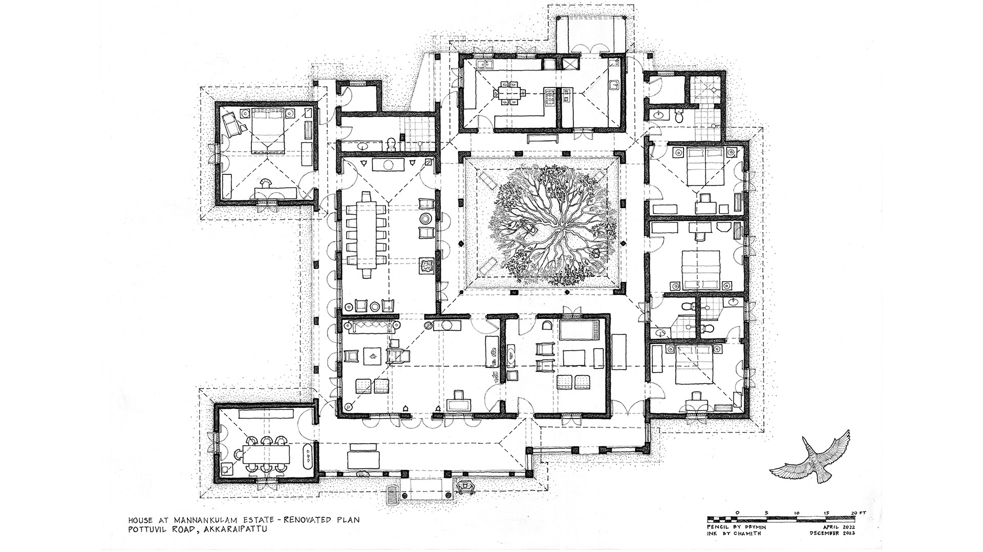 mannankulam villa plan